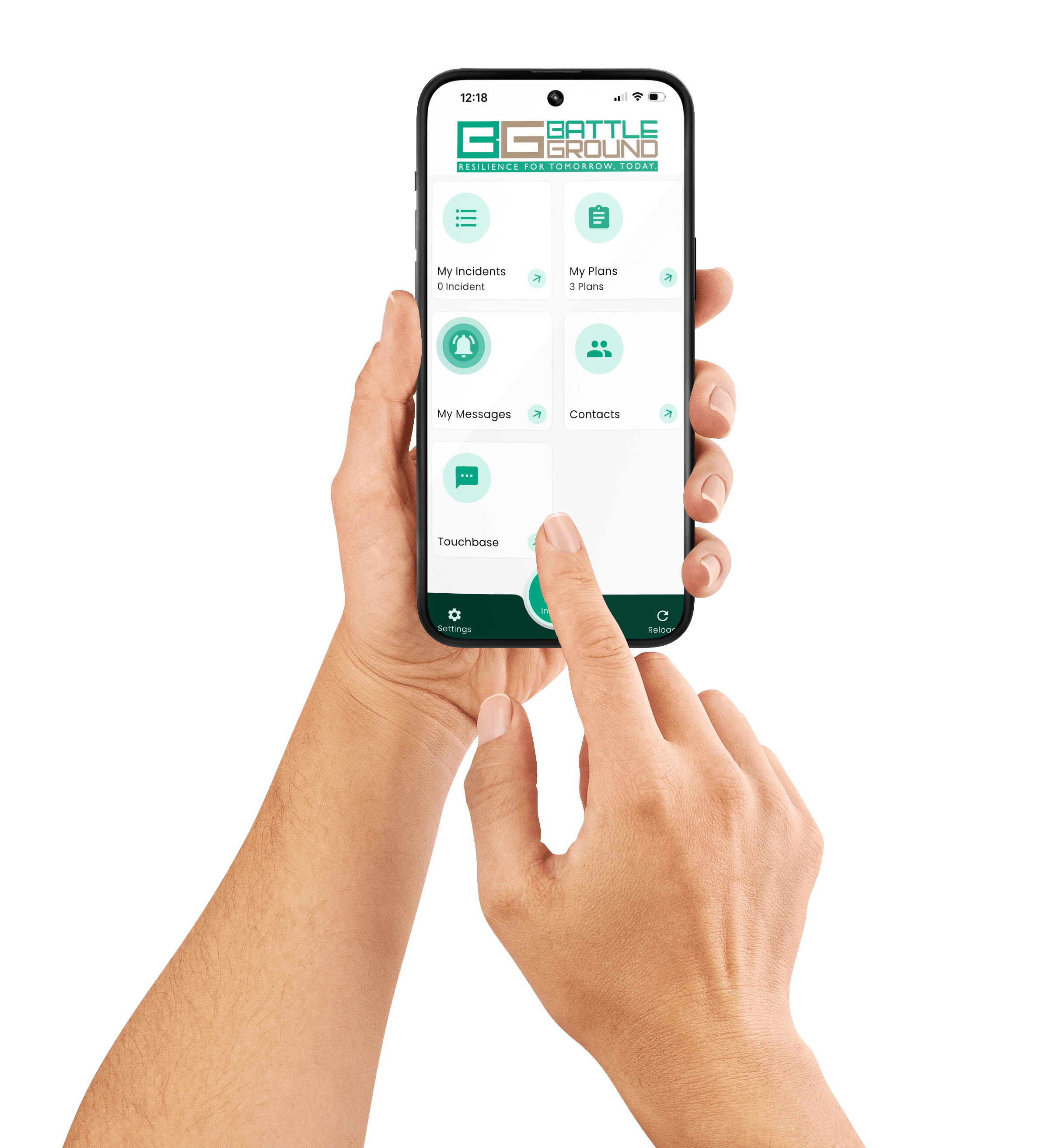 Battleground Response mobile app
